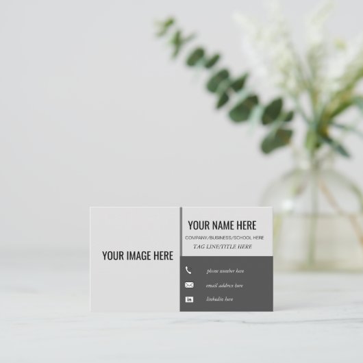 Student Visitekaartje (Staand voorkant)