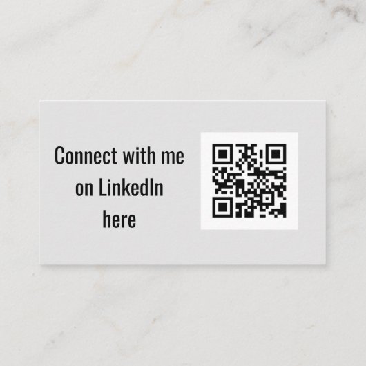 Student Visitekaartje (Achterkant)