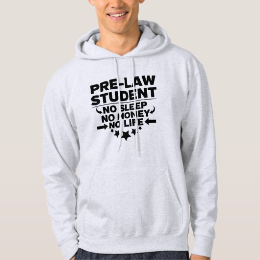 Student voor het prelegislatieve college Geen leve Hoodie (Voorkant)