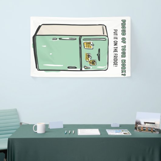 Student Work Show Off Display voor klaslokalen Spandoek (Beurs)