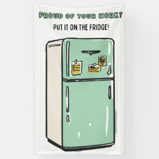 Student Work Show Off Display voor klaslokalen Spandoek