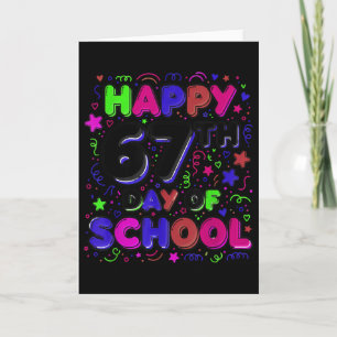 Student Zes Zeven Trending 67 Gelukkig 67e Dag Van Kaart