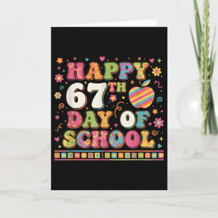 Student Zes Zeven Trending 67 Gelukkige 67e Dag Va Kaart