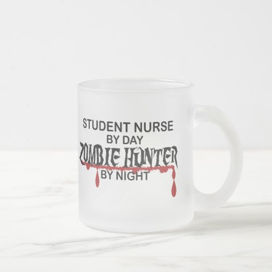 Student Zombie Hunter Matglas Koffiemok (Rechts)