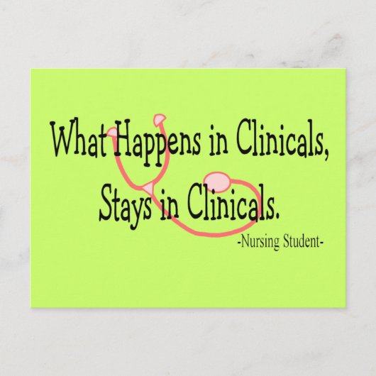 Student Zurse giften Briefkaart (Voorkant)