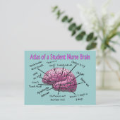 Student zurse Gifts Briefkaart (Staand voorkant)