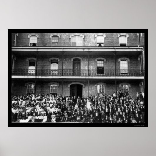 Studenten aan Berea College in Berea, KY 1899 Poster (Voorkant)