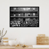 Studenten aan Berea College in Berea, KY 1899 Poster (Keuken)