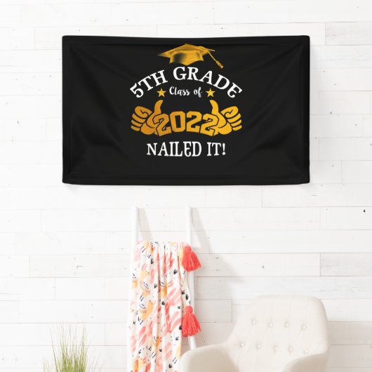 Studenten Afstuderen 5e klas 2022 Spandoek (Insitu)