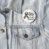 Studenten - Autism Ribbon Ronde Button 5,7 Cm (In situ)