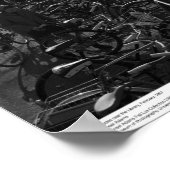 Studenten en fietsen nabij de bibliotheek, feb. 19 poster (Hoek)