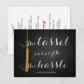 Studenten en klasklassen van het college 2014 aankondiging (Voorkant / Achterkant)