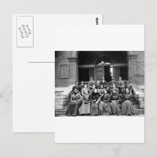 Studenten Fisk University: 1899 Briefkaart (Voorkant / Achterkant)