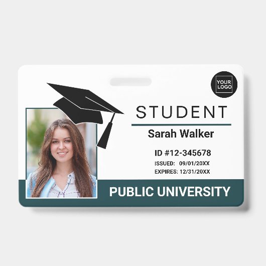 Studenten Fotoidentificatie School Universiteit Ba Badge (Voorzijde)