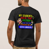 Studenten gooien het spectrum autisme op t-shirt (Achterkant)