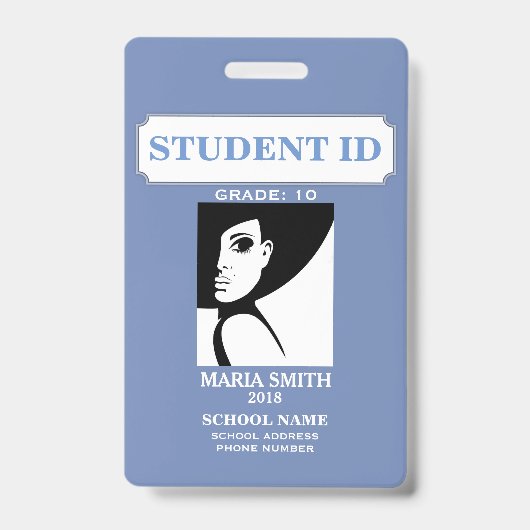 STUDENTEN ID BADGE (Voorzijde)
