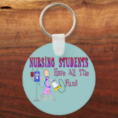Studenten in de verpleegkunde hebben alle flauweku sleutelhanger (Voorkant)