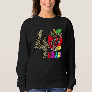 Studenten in de vierde klas Leopard Apple Terug Trui