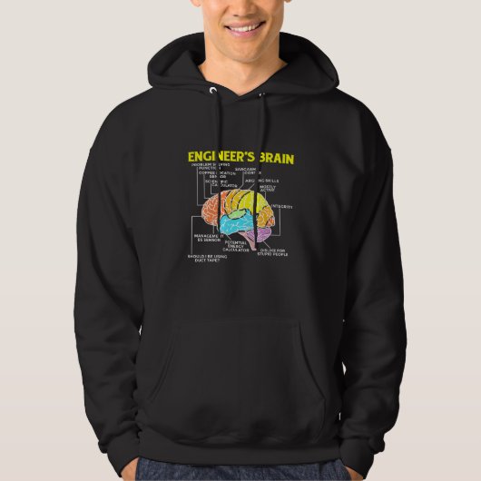 Studenten ingenieurs Mechanische Engineering Hoodie (Voorkant)