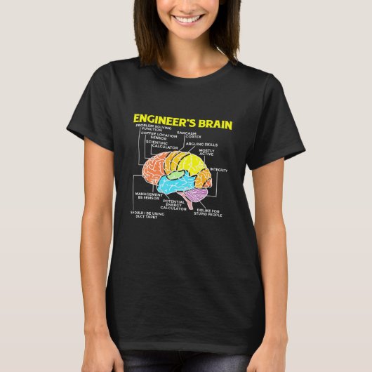 Studenten ingenieurs Mechanische Engineering T-shirt (Voorkant)