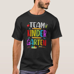 Studenten Kinder Leraar Team Kleuterschool Leuk Sq T-shirt