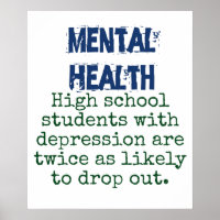 Studenten op de middelbare school met depressie - 