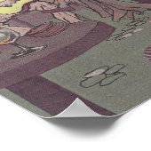 Studenten op een Franse afkist Poster (Hoek)