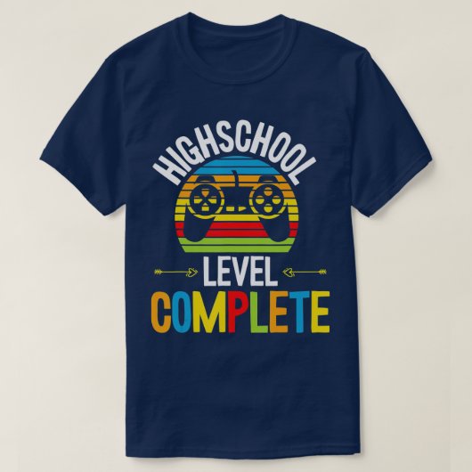 Studenten op hoog niveau, compleet Afstuderen Afst T-shirt (Design voorkant)