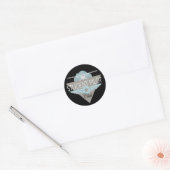 Studenten Pilot Club Ronde Sticker (Envelop)