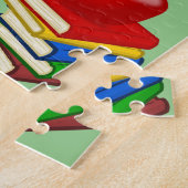 Studenten Puzzles White en Black Penguin School Legpuzzel (Zijkant)