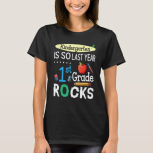 Studenten school kleuterschool is zo vorig jaar 1e t-shirt