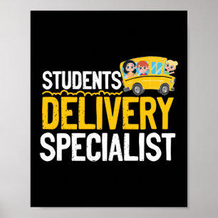 Studenten Specialist School Bus Driver Poster