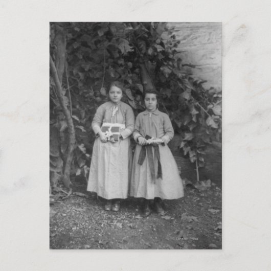 Studenten van de kunstschool voor meisjes in Turki Briefkaart (Voorkant)