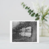 Studenten van de kunstschool voor meisjes in Turki Briefkaart (Staand voorkant)