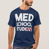 Studenten van de middelbare school Studenten Funny T-shirt (Voorkant)
