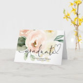 Studenten van het college schenkingen Afstudeerder Kaart (Gele Bloem)