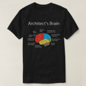 Studenten voor de hersenarchitectuur van de funny  t-shirt (Design voorkant)
