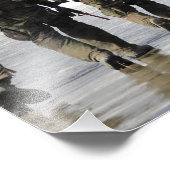 Studenten voor de opleiding van bemanningsleden foto afdruk (Hoek)