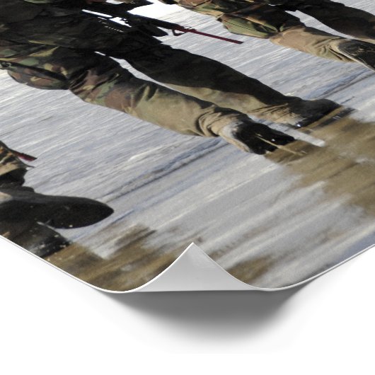 Studenten voor de opleiding van bemanningsleden poster (Hoek)