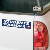 Studenten voor Kamala Harris 2024 Bumpersticker (Op Truck)