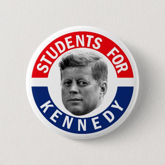 Studenten voor Kennedy Ronde Button 5,7 Cm (Voorkant)
