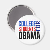 Studenten voor Obama Magneet (Voorkant / Achterkant)