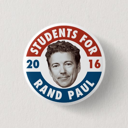 Studenten voor Rand Paul -  campagneknop Ronde Button 3,2 Cm (Voorkant)