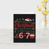 Studenten zeggen 6-7 67 Zes Zeven Grappige Leraren Kaart (Gele Bloem)