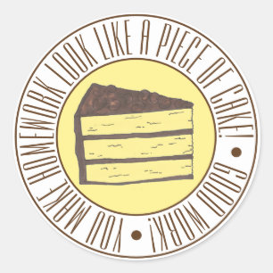 Studentenbeloning studeerkamer ronde sticker