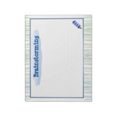 Studentenbrainstorming en -aansluitingen notitieblok (Linkerzijde)