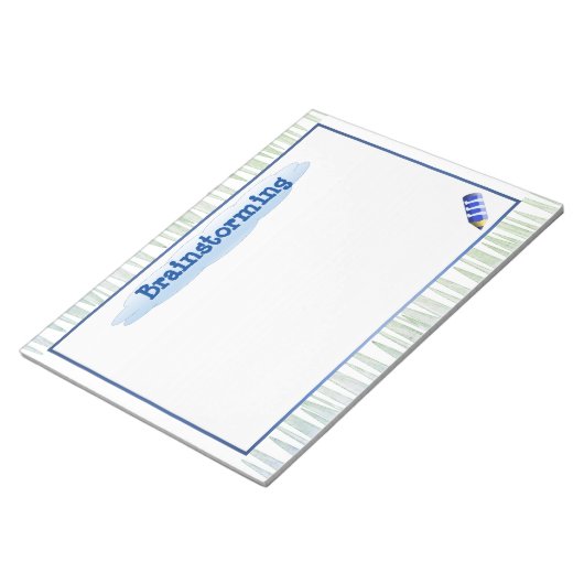 Studentenbrainstorming en -aansluitingen notitieblok (Schuin)