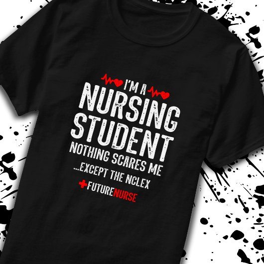 Studentencadeau voor verpleegkundigen - NCLEX Prep T-shirt