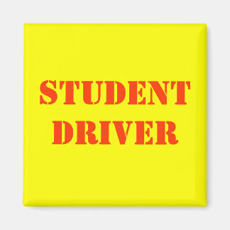 STUDENTENCHAUFFEUR MAGNEET
