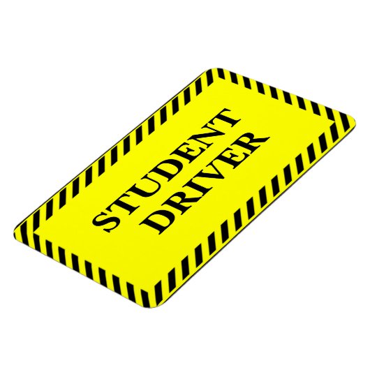 Studentenchauffeur (voor je auto) magneet (Linkerzijde)